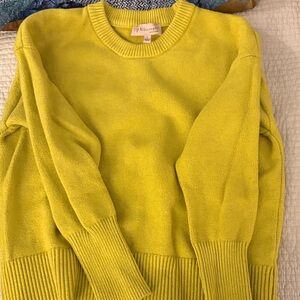 Philosophy Vibrant Yellow Knit Sweater